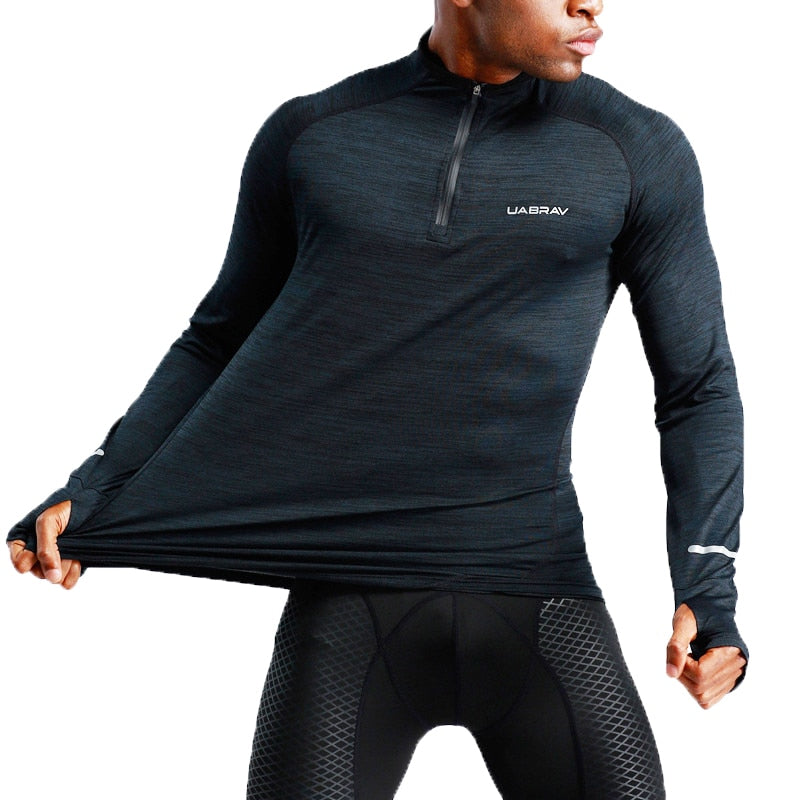 Men Sports T-Shirt Sportswear Long Sleeve Running