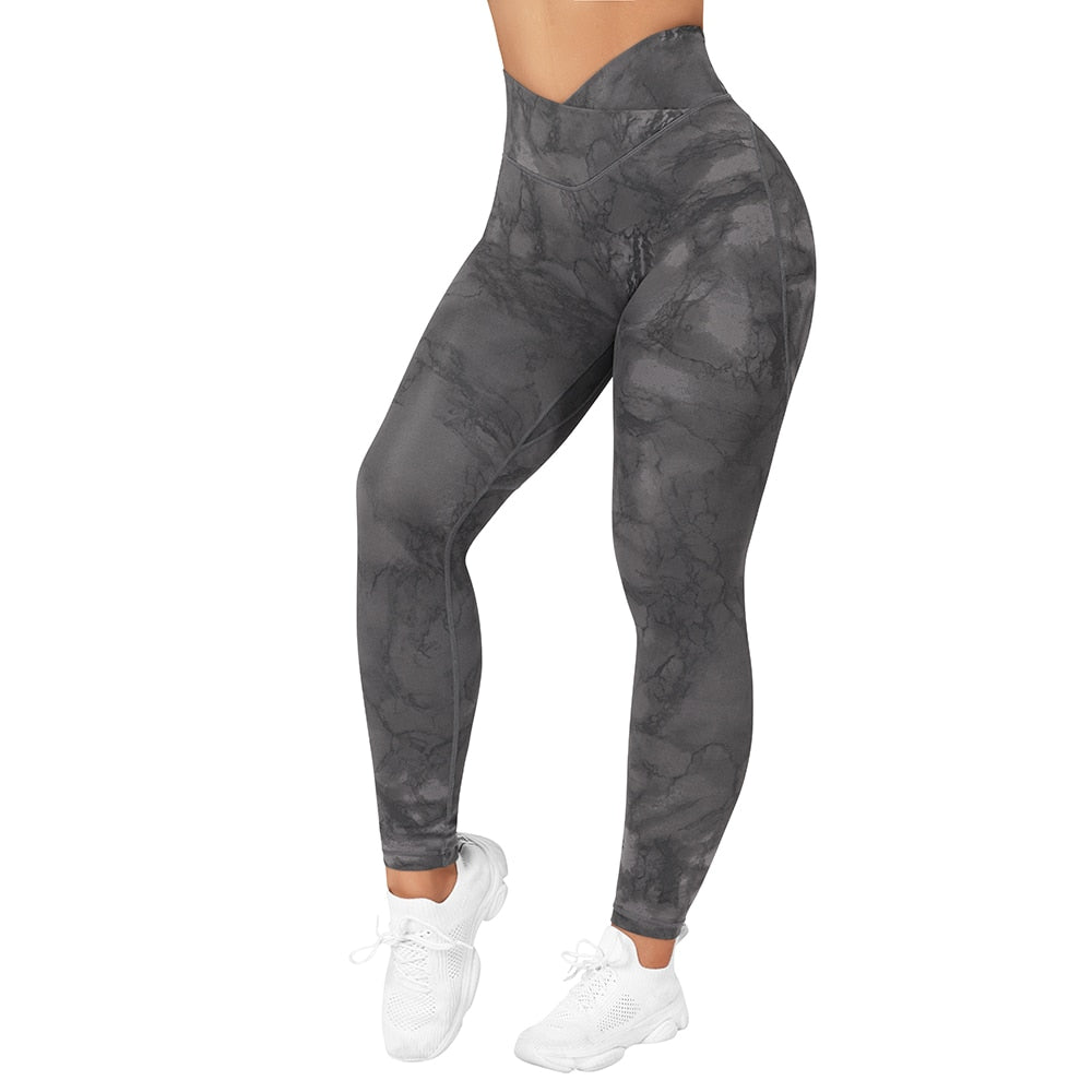 Leggings Women V Waist Tights Gym Clothing