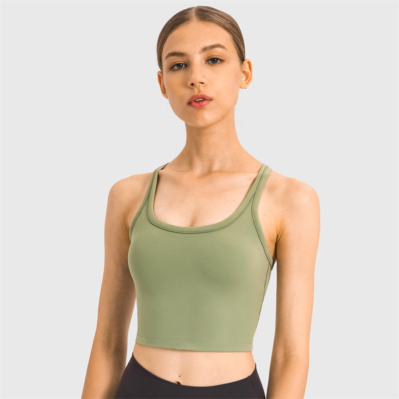 MOTION Women Padded Sports Bra Buttery Racerback