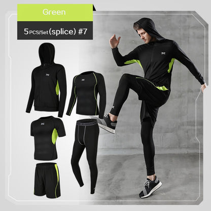 Tracksuit Gym Fitness Compression Sports Suit Clothes