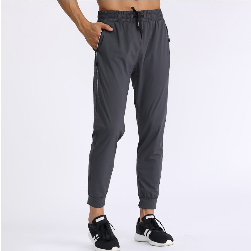 Gym Sweatpants Man Thin Fitness Trousers Slim Fit