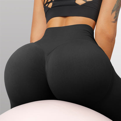 Seamless Leggings Solid Scrunch Butt Lifting