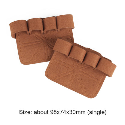 Leather Anti-Skid Weight Lifting Hand Guard Gloves