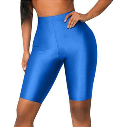 Women High Waist Yoga Compression Skinny Shorts