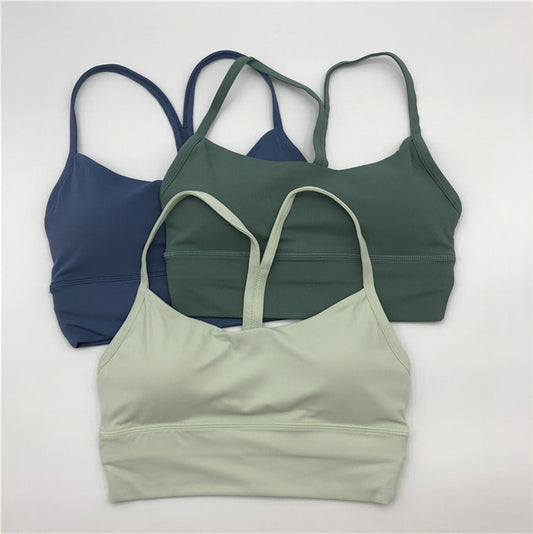 Fitness Sports Bra For Women Push Up Shockproof