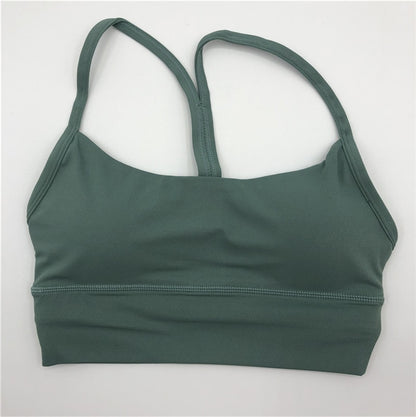 Fitness Sports Bra For Women Push Up Shockproof