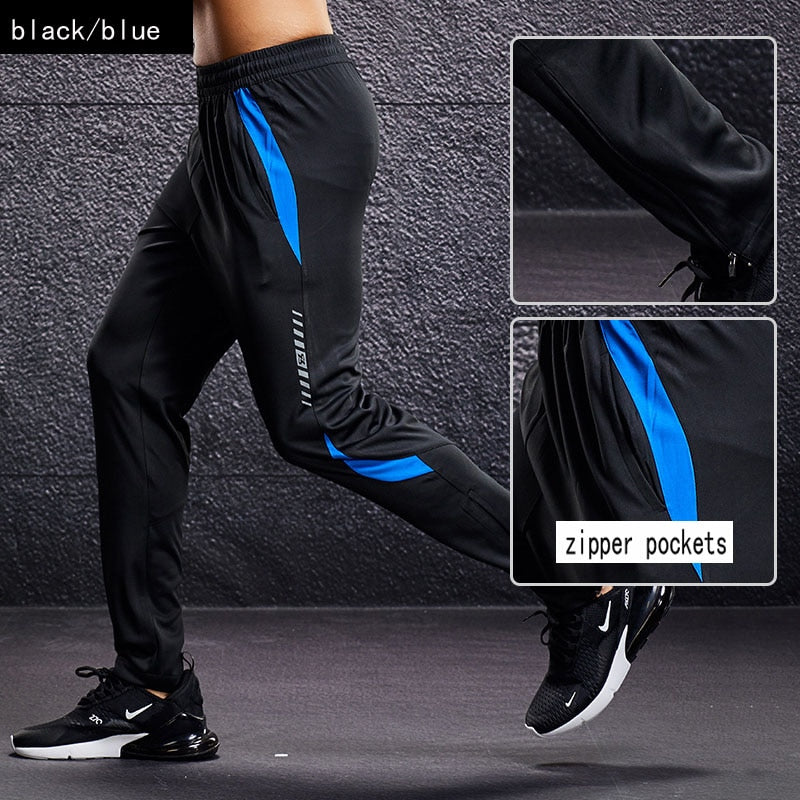 Men‘S Sport Pants Running Pants With Zipper Pockets