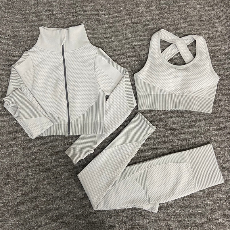 Women Yoga Set Gym Clothing Female Sport Fitness