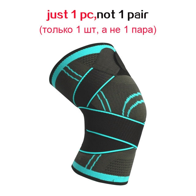 Sports Men Compression Knee Brace Elastic Support Pads