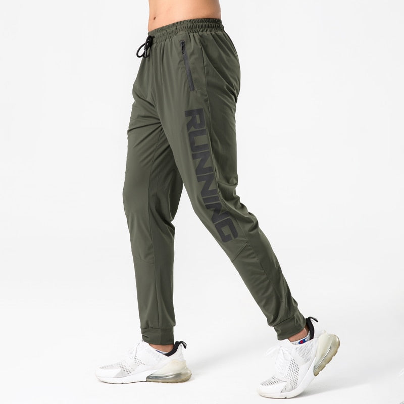 Gym Sweatpants Man Thin Fitness Trousers Slim Fit