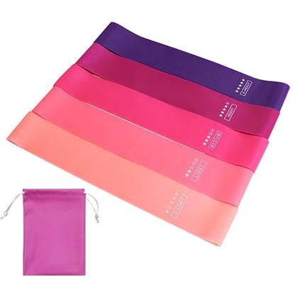Yoga CrossFit Resistance Bands 5 Level Rubber Pull Rope