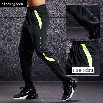 Men‘S Sport Pants Running Pants With Zipper Pockets