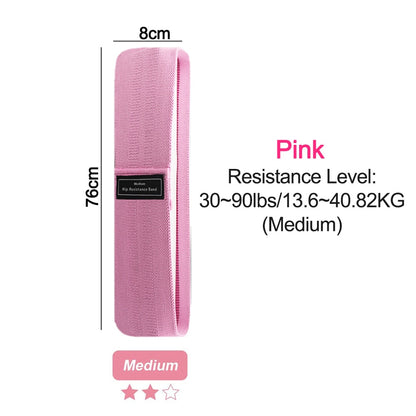 Long Resistance Loop Band Set Unisex Fitness Yoga