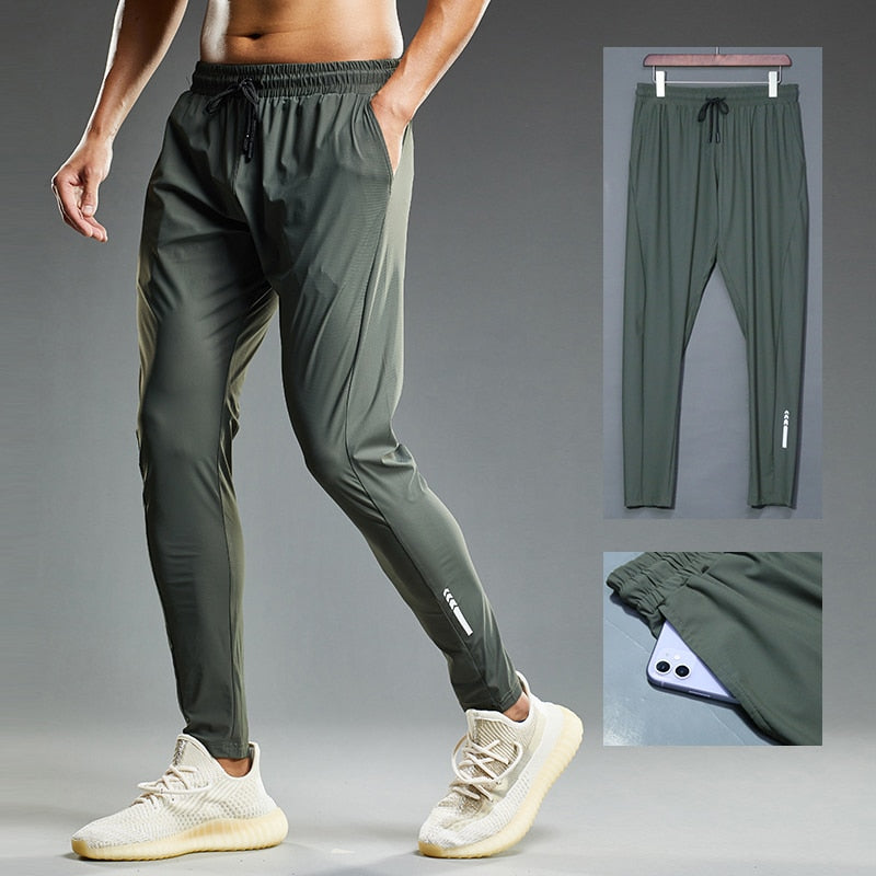 Summer Thin Men Jogging Sweatpants Elastic