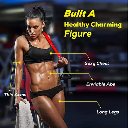 Pull Up Power Resistance Band Set Elastic Exercises
