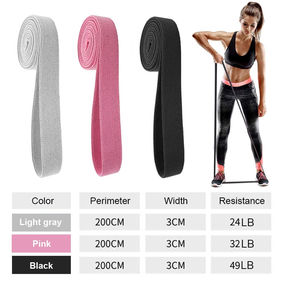 Durable Hip Circle Band Yoga Anti-slip Gym Fitness