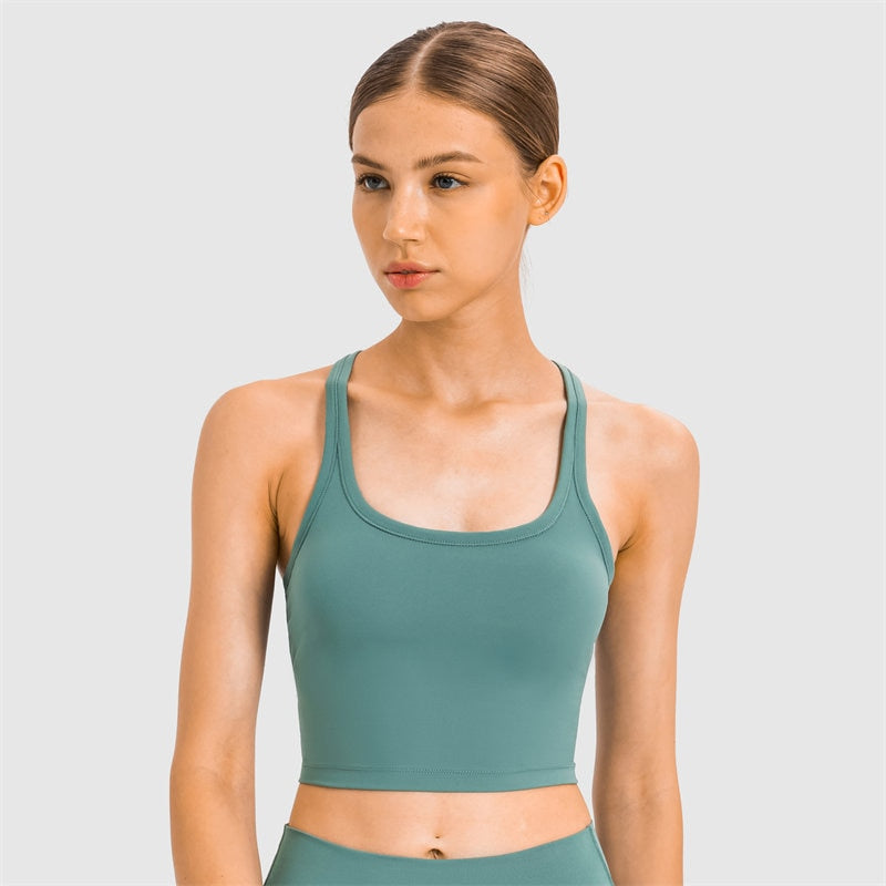 MOTION Women Padded Sports Bra Buttery Racerback