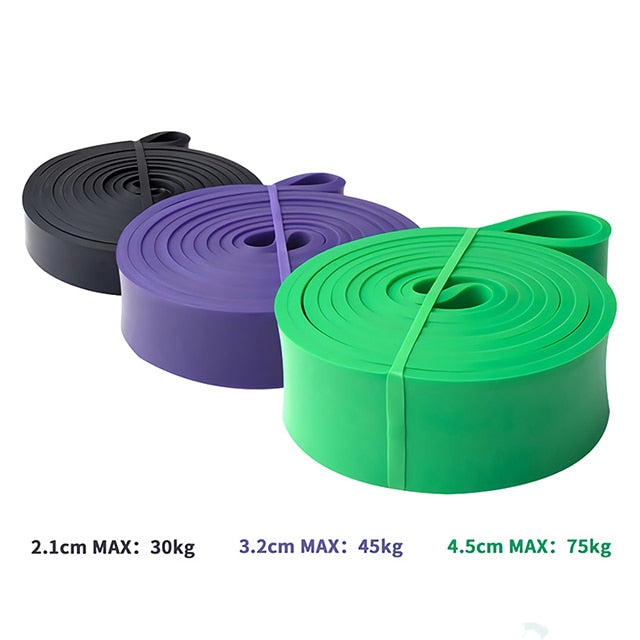 Fitness Rubber Resistance Bands Set Heavy