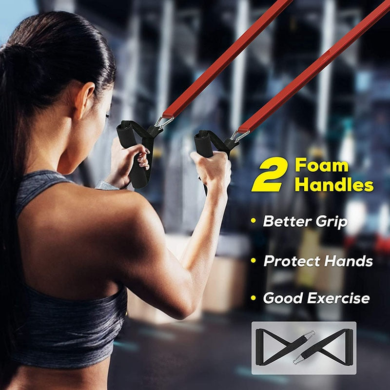 Pull Up Power Resistance Band Set Elastic Exercises