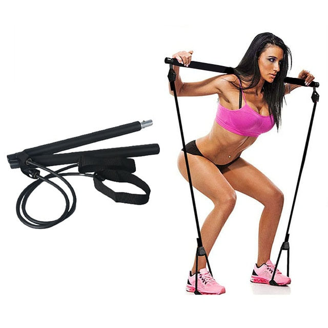 Yoga CrossFit Resistance Bands Exerciser Pull Rope