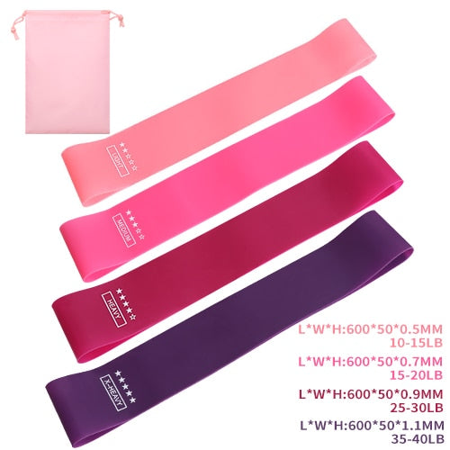 Yoga CrossFit Resistance Bands 5 Level Rubber Pull Rope