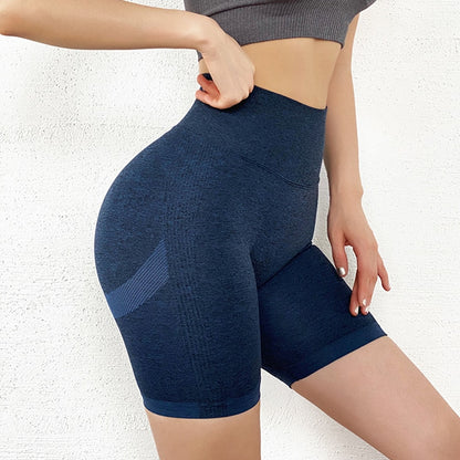 Slim Fit High Waist Yoga Sport Shorts Hip Push Up