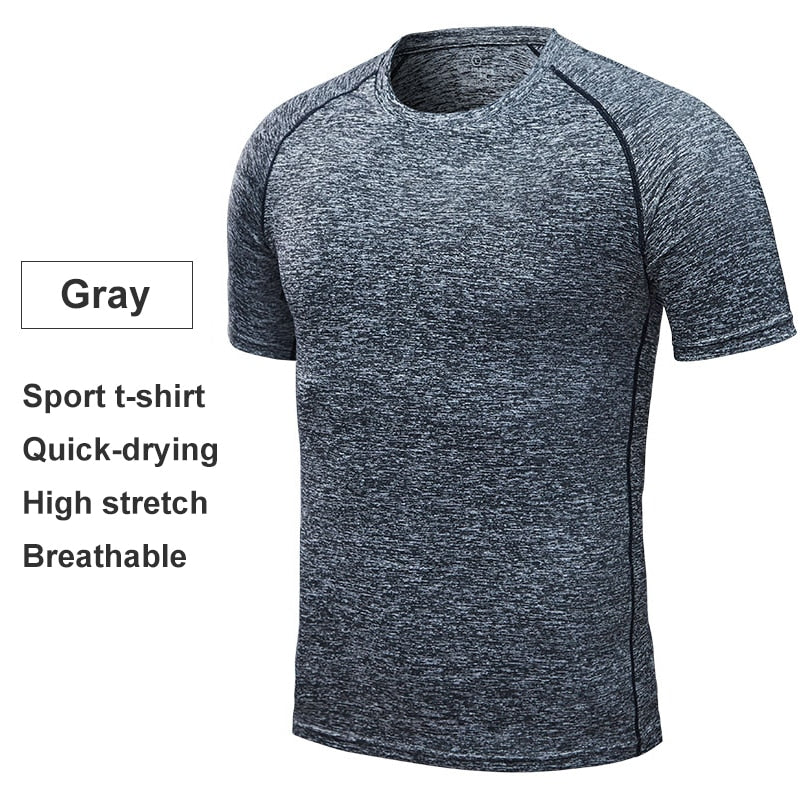 Men Running T-Shirts, Quick Dry Compression