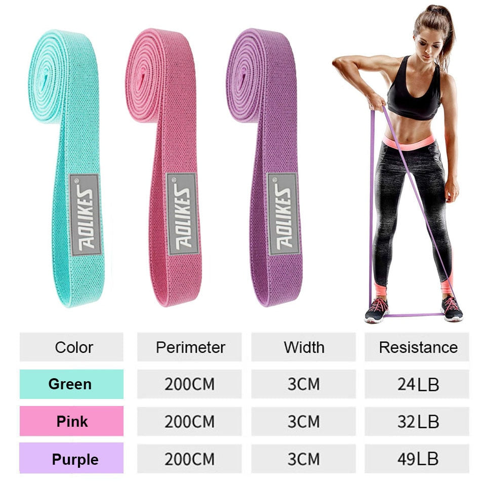 Durable Hip Circle Band Yoga Anti-slip Gym Fitness