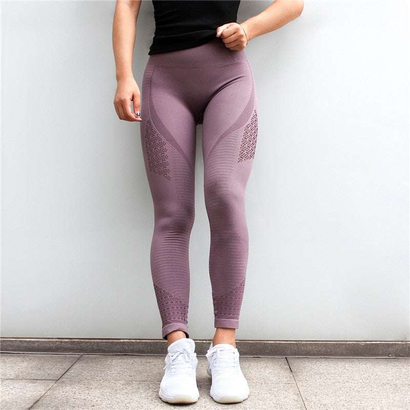 Women Yoga Pants Sports Running Sportswear Stretchy