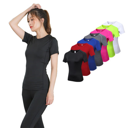 Fitness Women Shirts Quick Drying T Shirt Elastic