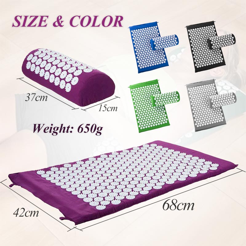 Non-Slip Acupressure Cushion Massage Mat