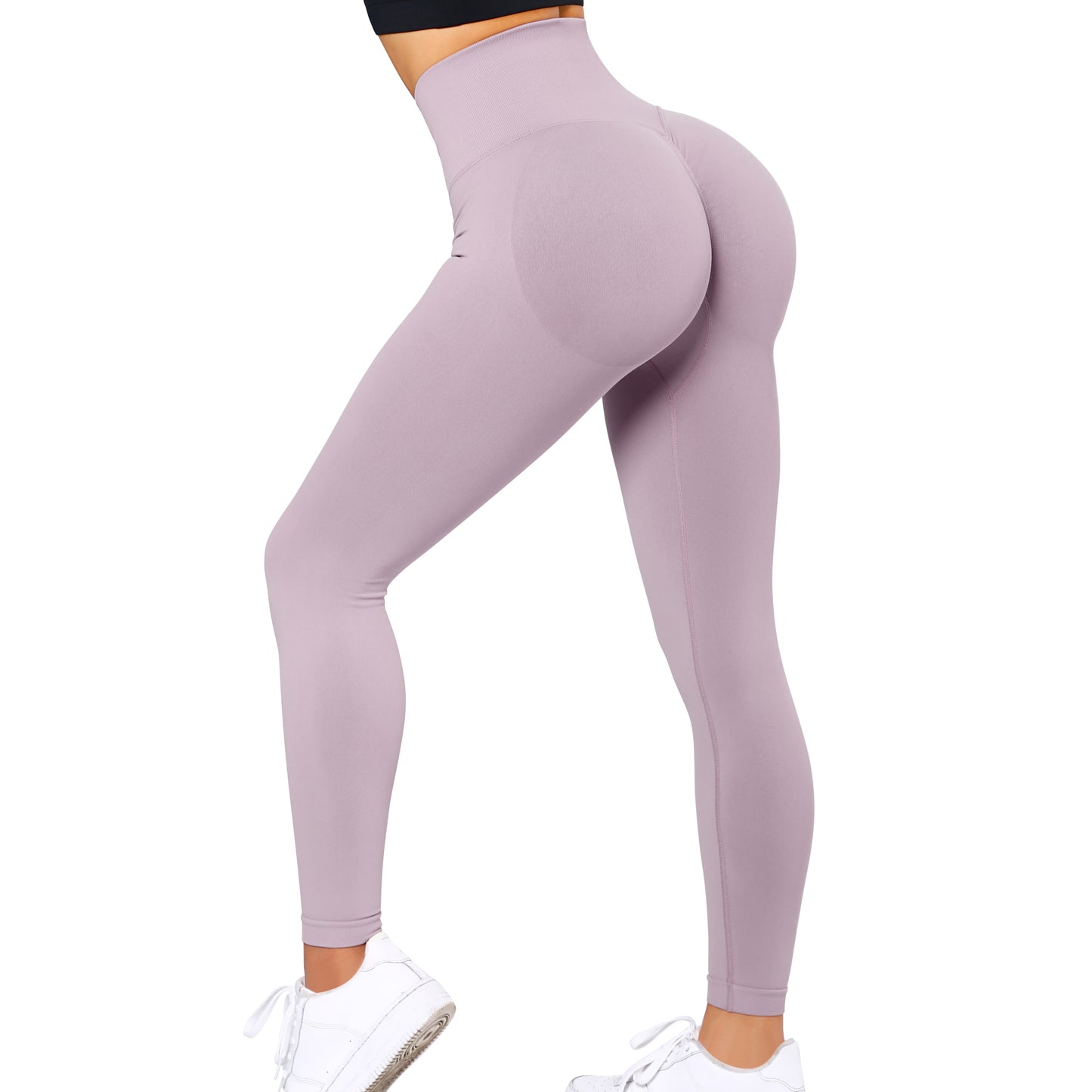 Seamless Leggings Solid Scrunch Butt Lifting