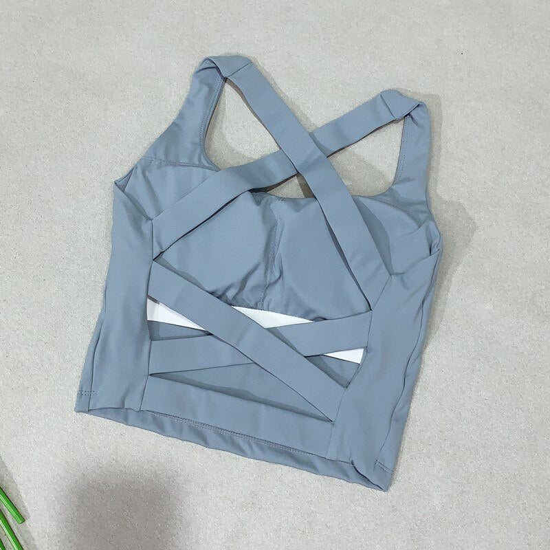 Yoga Tank Tops Women Fitness Crop Top