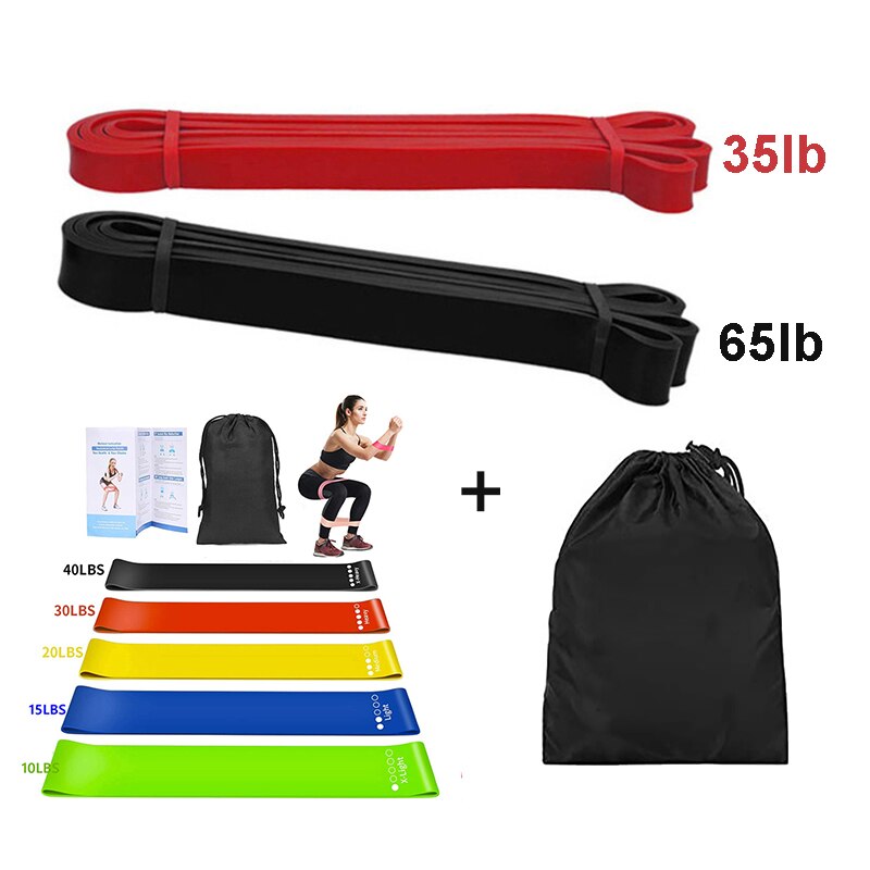 Pull Up Power Resistance Band Set Elastic Exercises