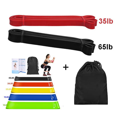 Pull Up Power Resistance Band Set Elastic Exercises