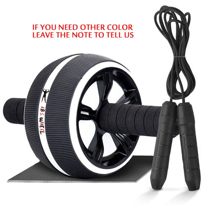 2 in 1 Ab Roller Jump Rope No Noise Abdominal Wheel