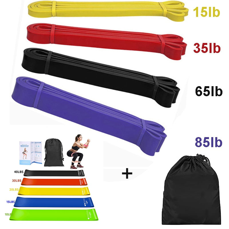 Pull Up Power Resistance Band Set Elastic Exercises