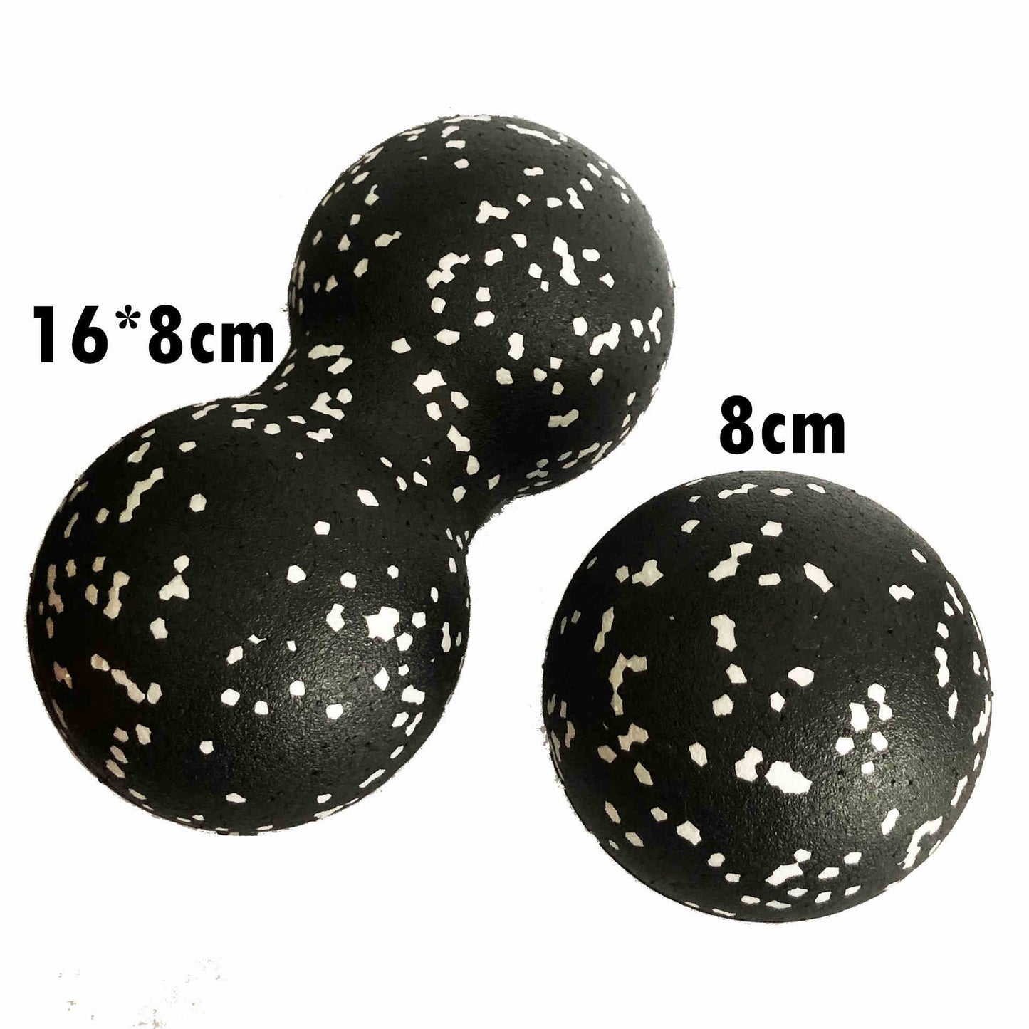 Peanut Fitness Massage Ball Set Yoga Roller Lacrosse