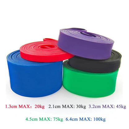 Fitness Rubber Resistance Bands Set Heavy