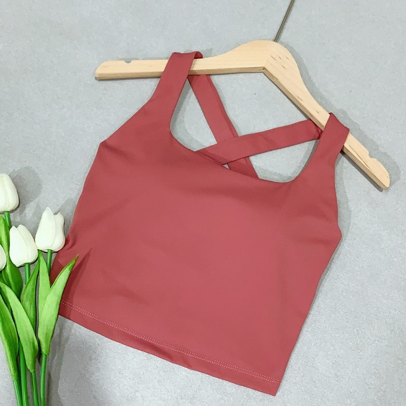 Yoga Tank Tops Women Fitness Crop Top