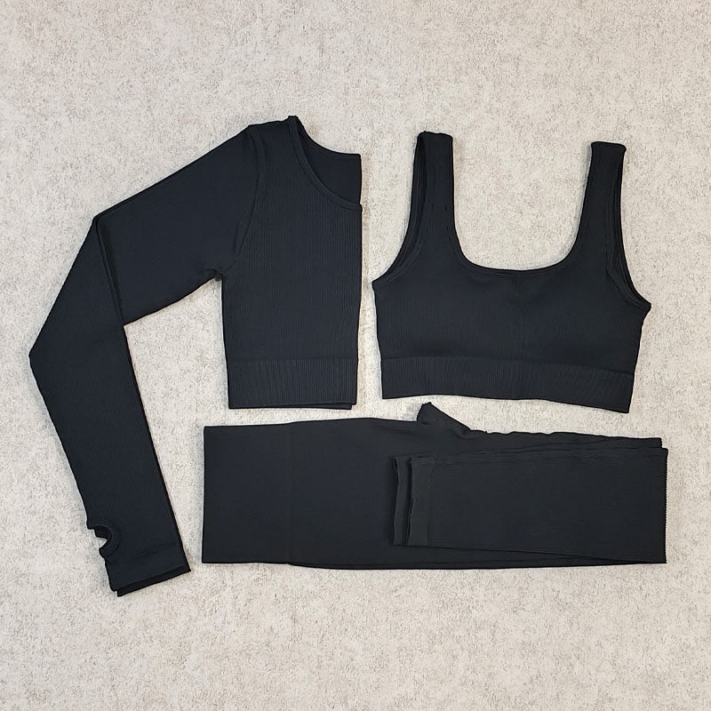 Seamless Yoga Set Fitness Suit Women Gym Sets