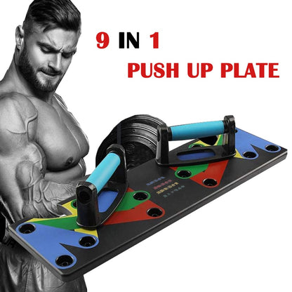 9 in 1 Push Up Rack Board Men Women Fitness Exercise