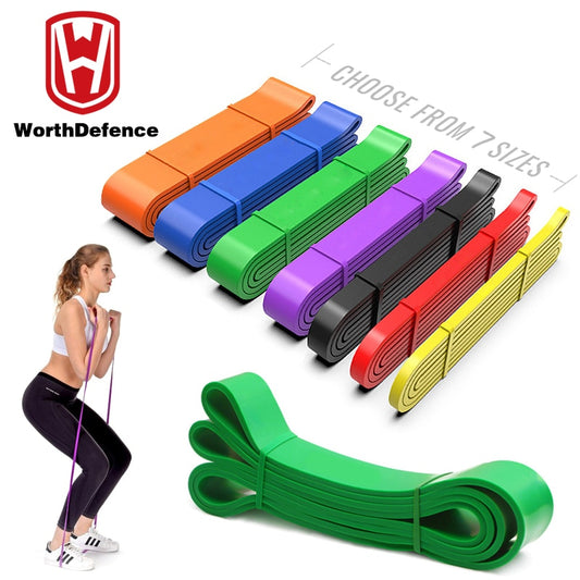 Training Resistance Bands Gym Home Fitness Rubber