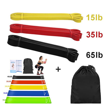 Pull Up Power Resistance Band Set Elastic Exercises