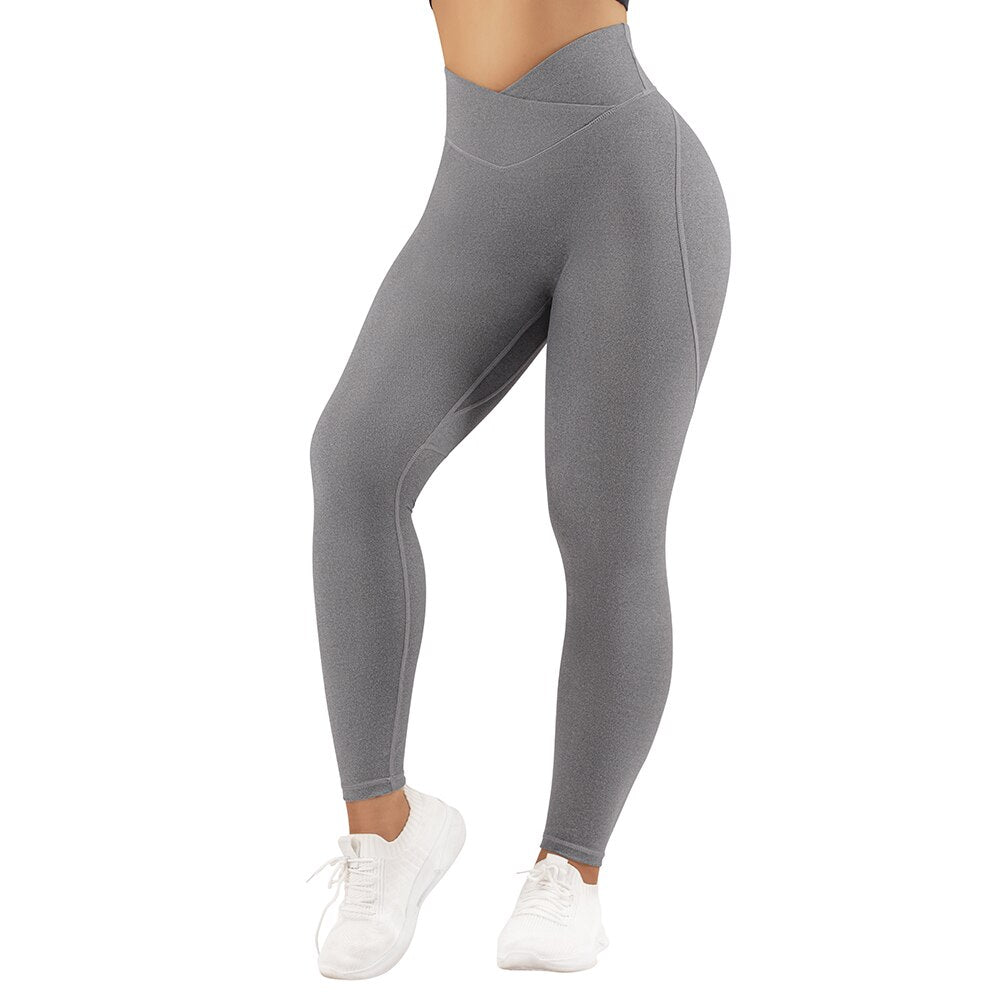 Leggings Women V Waist Tights Gym Clothing