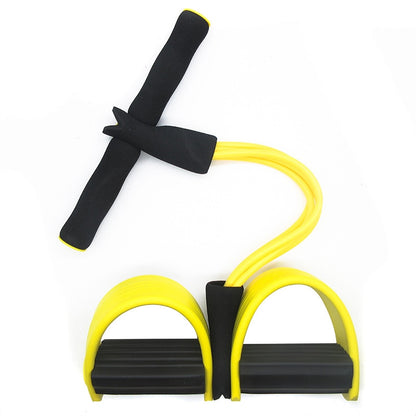 4 Resistance Bands Fitness Elastic Pull Ropes Exerciser