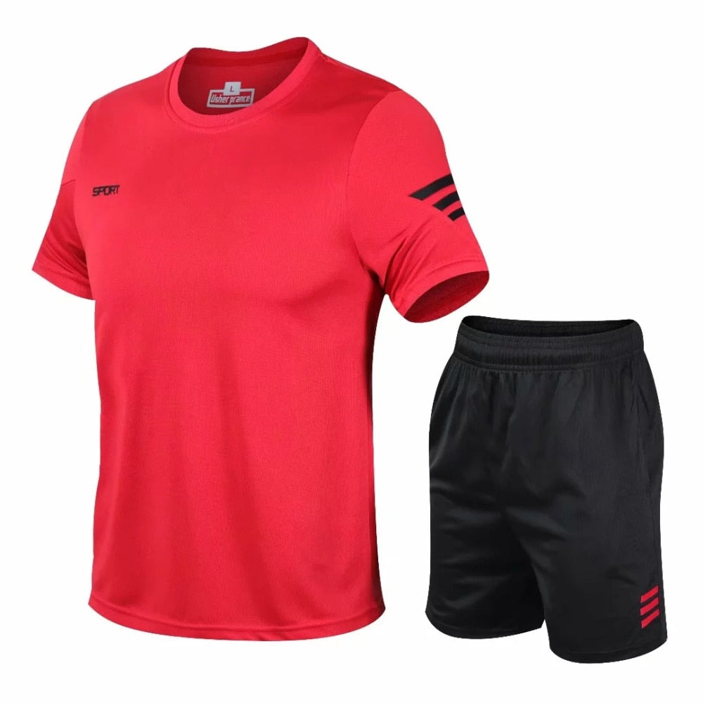 Men's Tracksuit Gym Fitness badminton Sports Suit