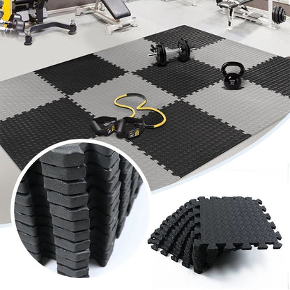 Sports Protection Gym Mat EVA Leaf Grain Floor Mats