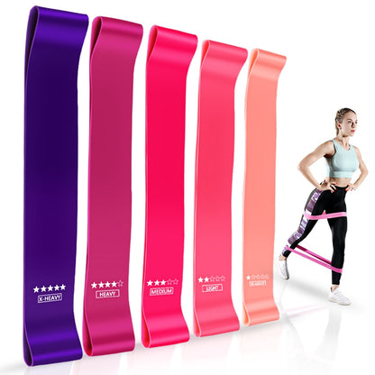 Yoga CrossFit Resistance Bands 5 Level Rubber Pull Rope