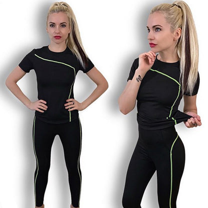 New Women Gym Sets 2 piece Yoga Set Gym Clothes